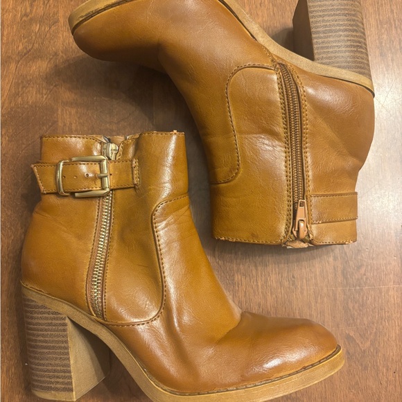 Brown Leather Ankle Boots Atmosphere size 5 - Picture 1 of 5